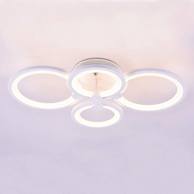 Royal Pearl Dimmable Chandelier Led Flush Mount Ceiling