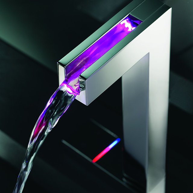 Temperature Sensitive LED Faucet by Hansa