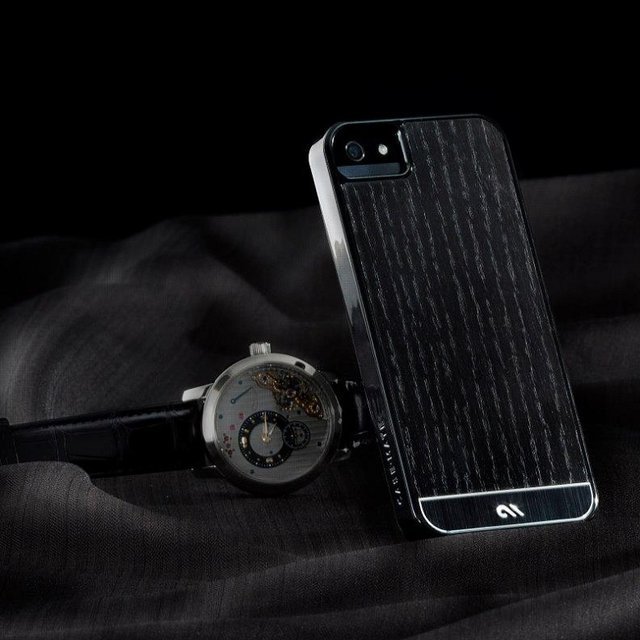 Blackened Ash Wood iPhone 5 Case