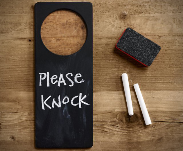 Chalkboard Door Hanger