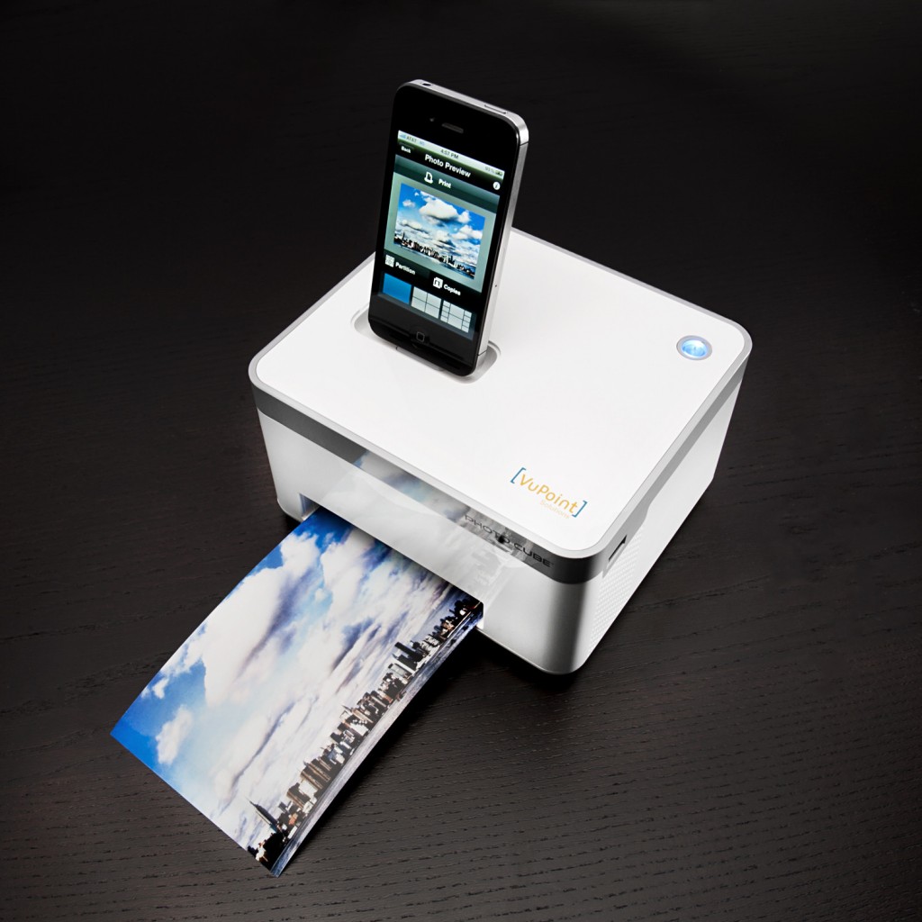 Compact Cube Photo Printer For iPhone