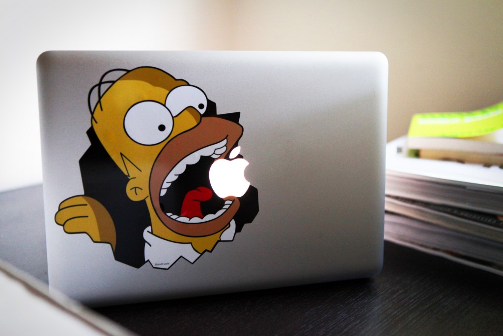 Homer MacBook Sticker