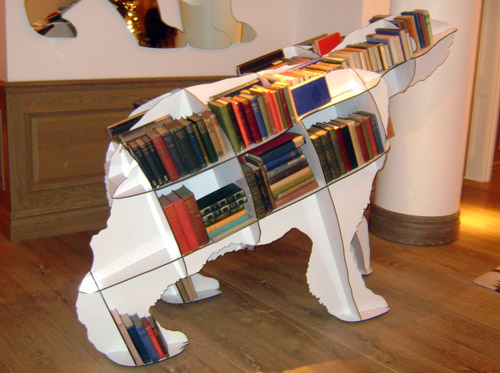 Iron Joe Polar Bear Bookcase