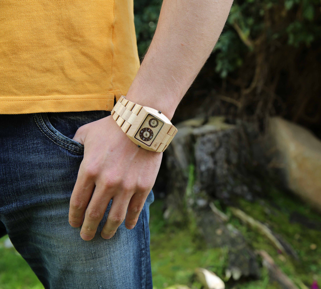 Jupiter Beige Watch by WeWood