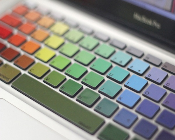Rainbow Keyboard Decal for Macbook