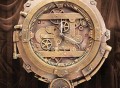 Steampunk Clock with Thermometer