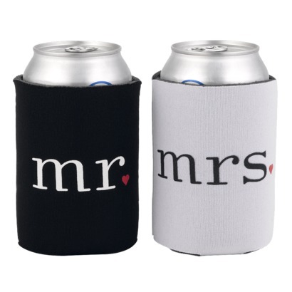 Mr. and Mrs. Can Coolers Gift Set