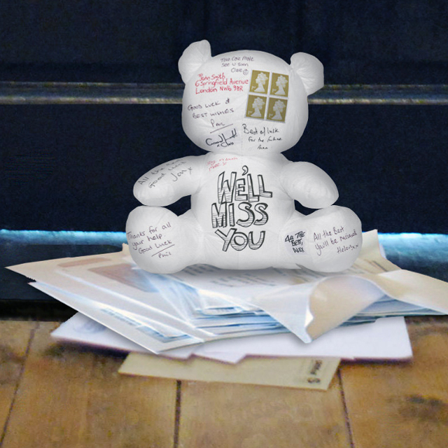 Customizable Paper Teddy