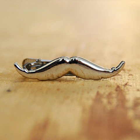 Moustache Tie Clip