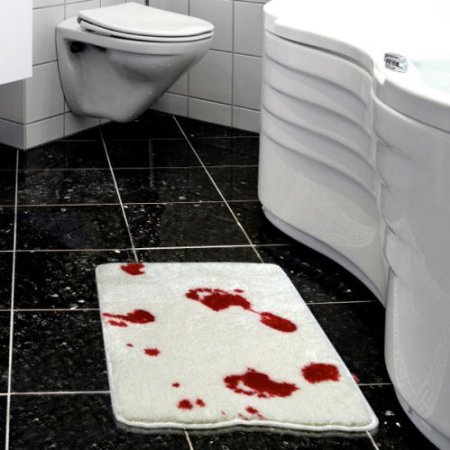 Psycho Bloody Bath Mat