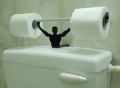 Strong Man Toilet Paper Holder