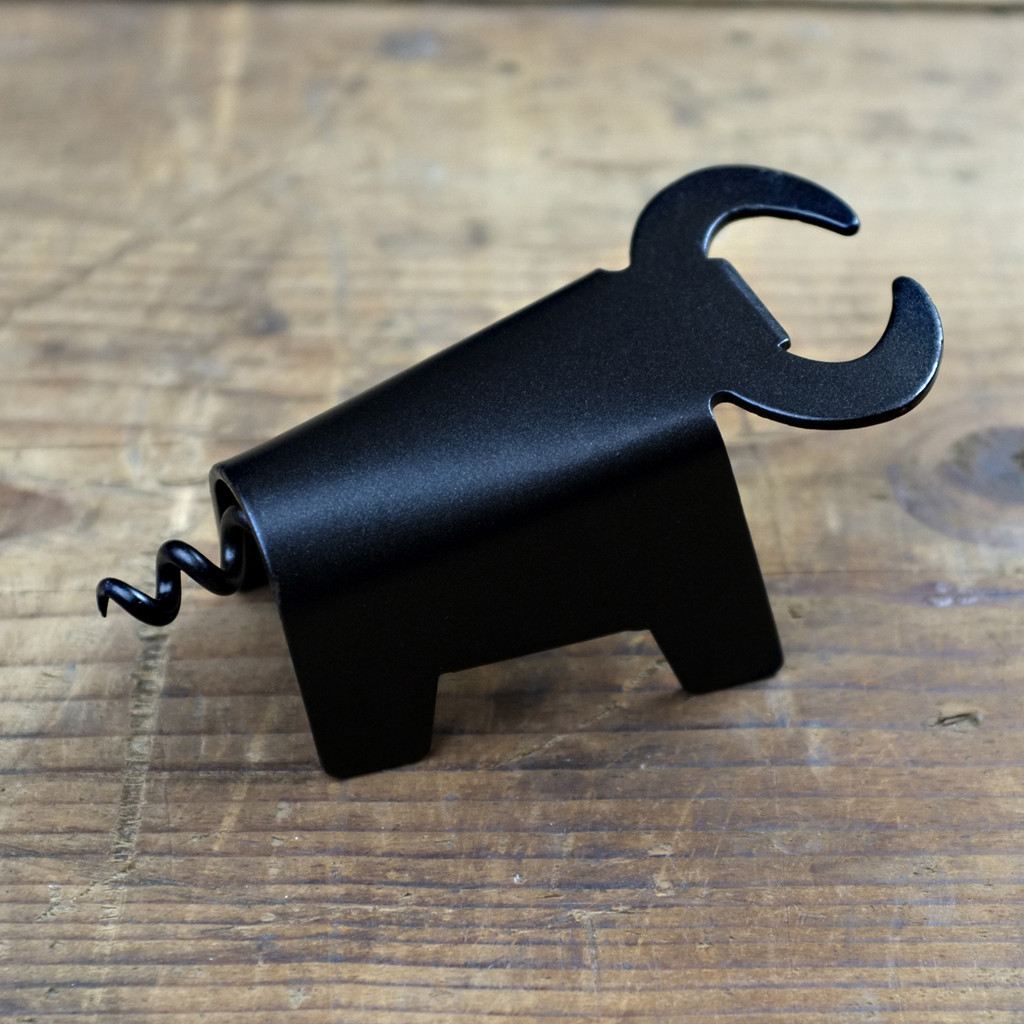 Bull Corkscrew and Bottle Opener