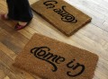 Come In and Go Away Reversible Doormat