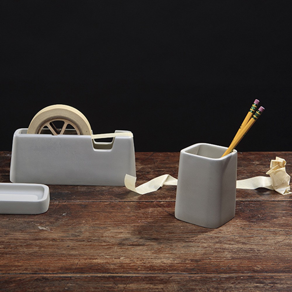 Concrete Desk Set