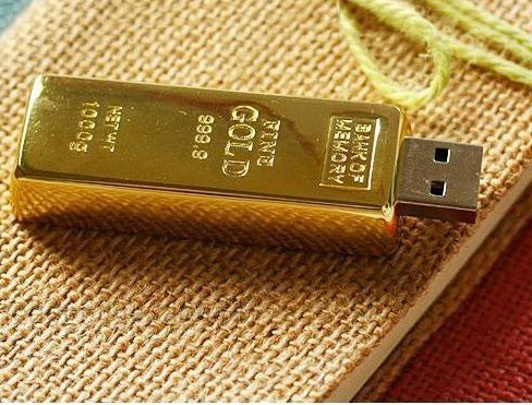 Cool Gold Bar USB Flash Drive