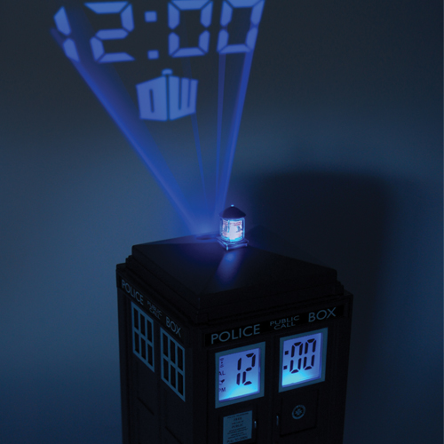 TARDIS Projection Alarm Clock