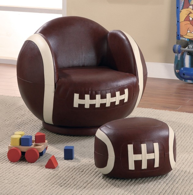 Football Chair & Ottoman