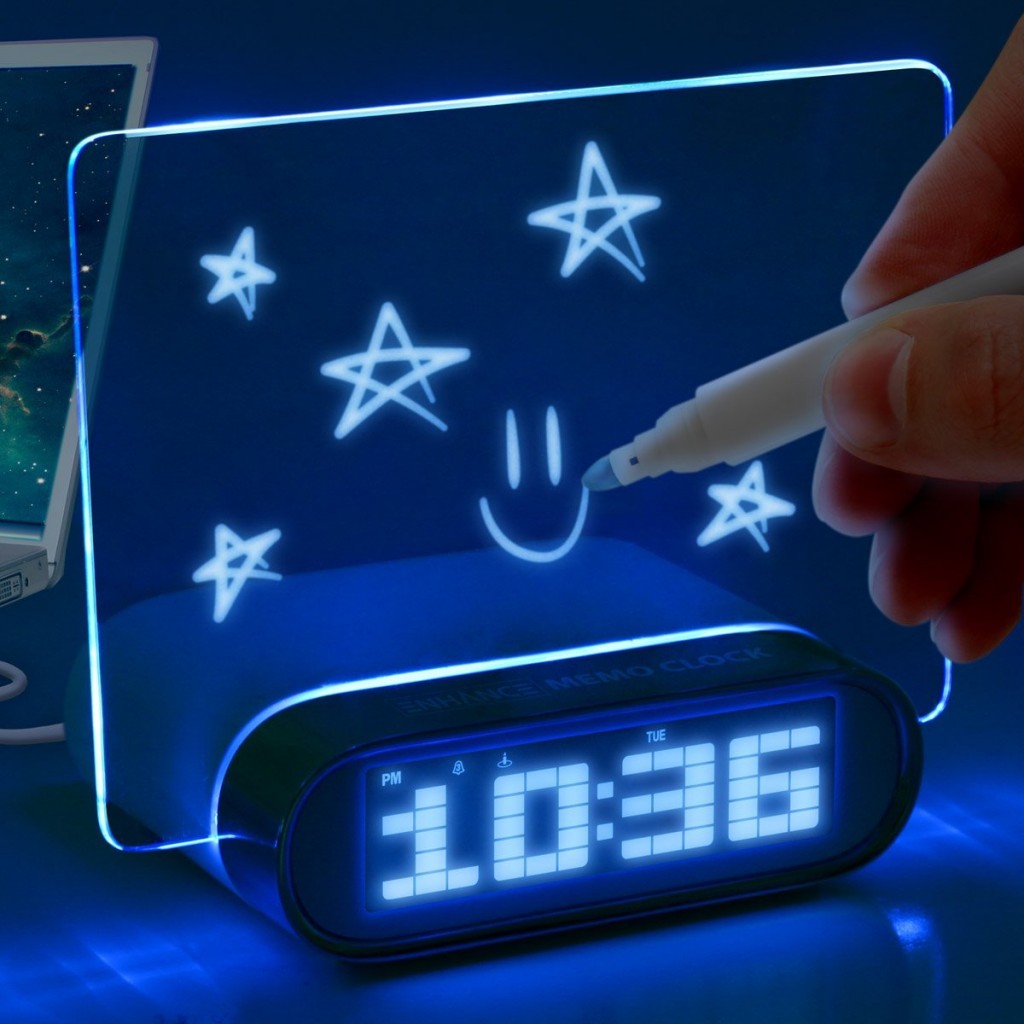 Glowing Memo Alarm Clock