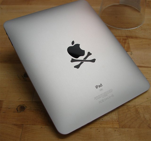 iPad Crossbones Decal