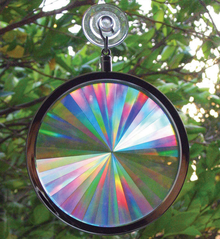 Rainbow Axicon Window Suncatcher