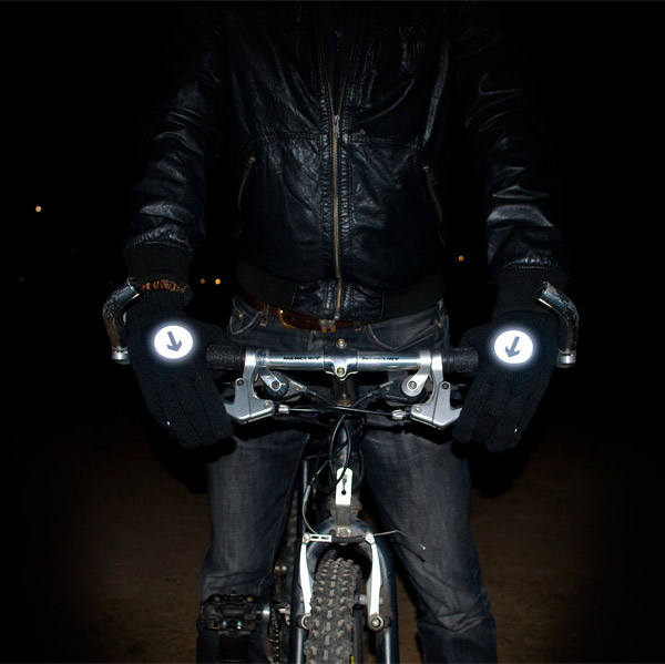 Reflective Biker Gloves