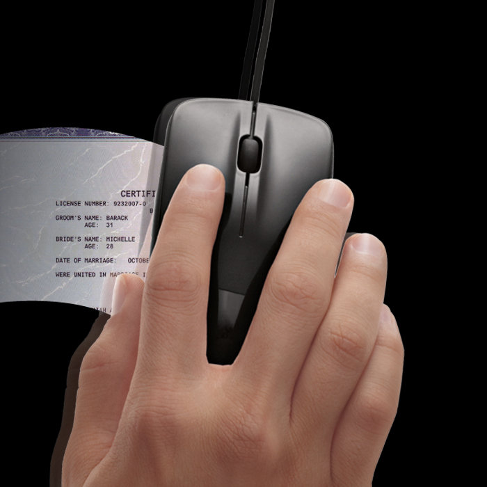 Scanner Mouse by Brookstone