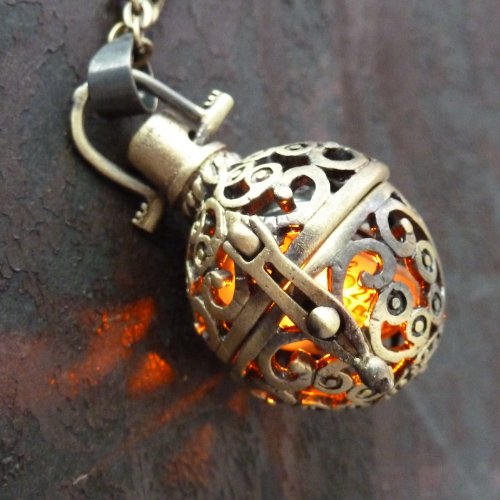 Steampunk Fire Necklace