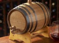 Oak Beverage Dispensing Barrel