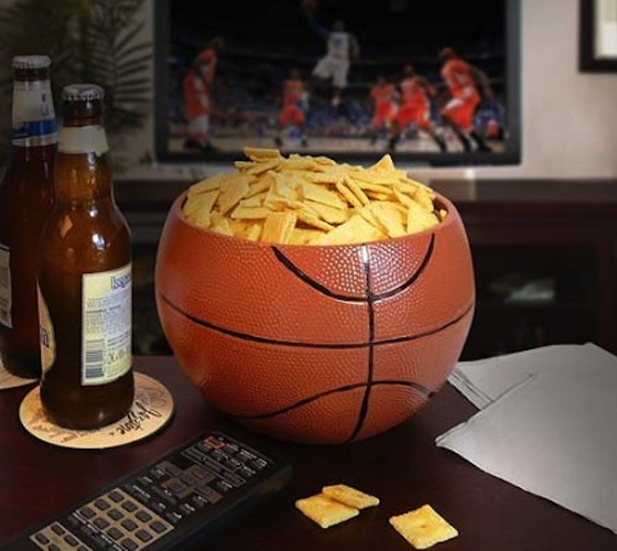 Basketball Ceramic Snack Bowl