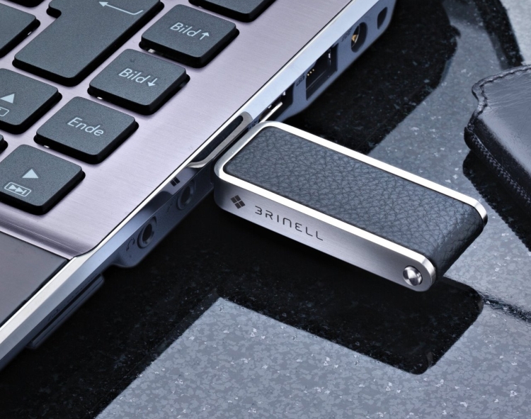 Brinell Leather Flash Drive