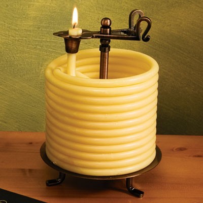 Coiled Wax Candle