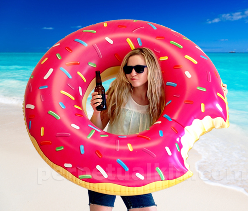 Gigantic Donut Pool Float