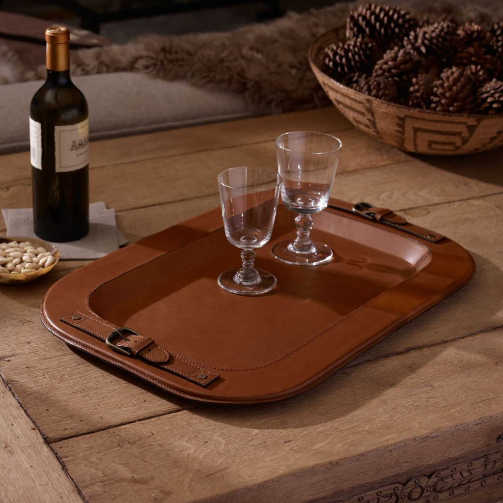 Hayden Leather Tray