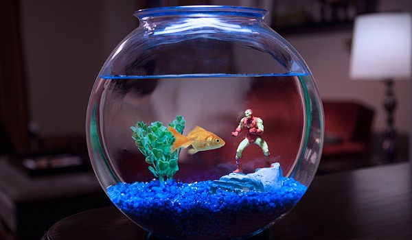 Iron Man Aquarium Ornament