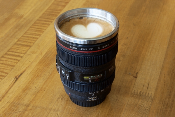 Lens Flask and Mug