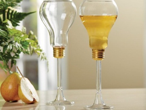 Lightbulb Wine Glasses