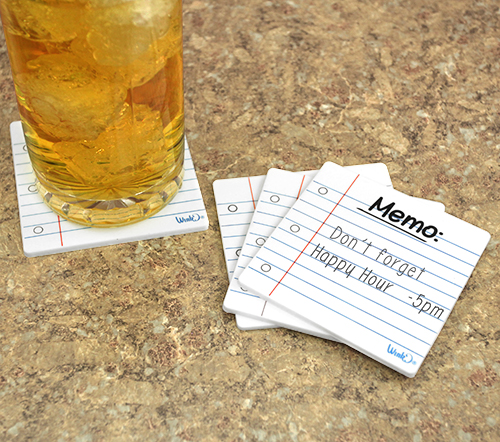 Memo Pad Coasters