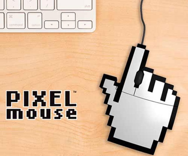 Pixel Hand Shaped Mouse