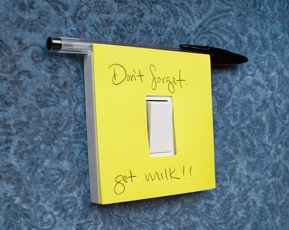 Post-it Note Light Switch