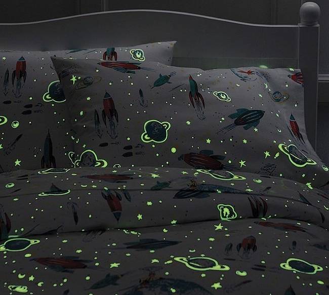 Rocket Ships Bedding Set