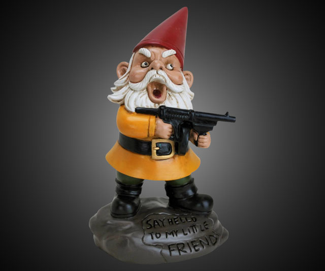 Scarface Garden Gnome