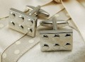 Silver Lego Cufflinks