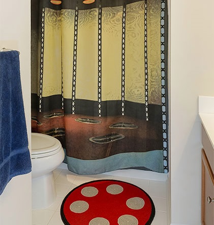 Star Trek Bath Mat & Shower Curtain Set
