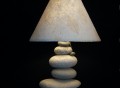 Stone Cairn Table Lamp