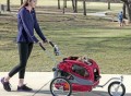 Solvit HoundAbout II Aluminum Pet Bicycle Trailer