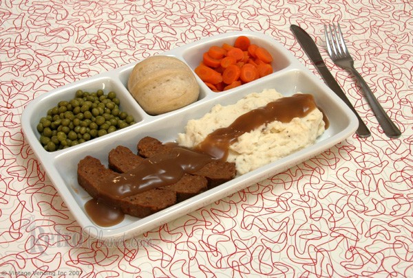 Stoneware TV Dinner Tray