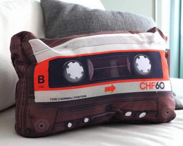 Retro Cassette Pillow