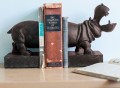 Hippopotamus Bookends