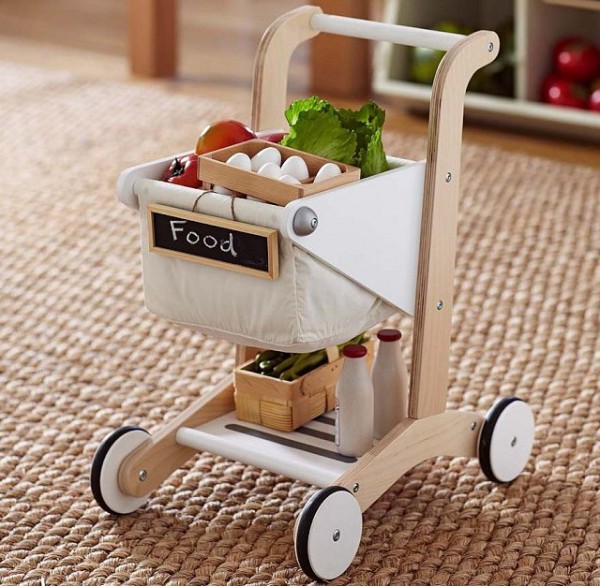 Wooden Shopping Cart