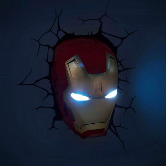 Iron Man Mask 3D Deco Light